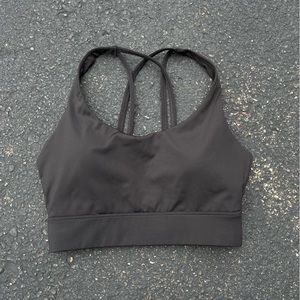 Balance Athletica (Vitality) Solid Black Cross-back Sports Bra size small